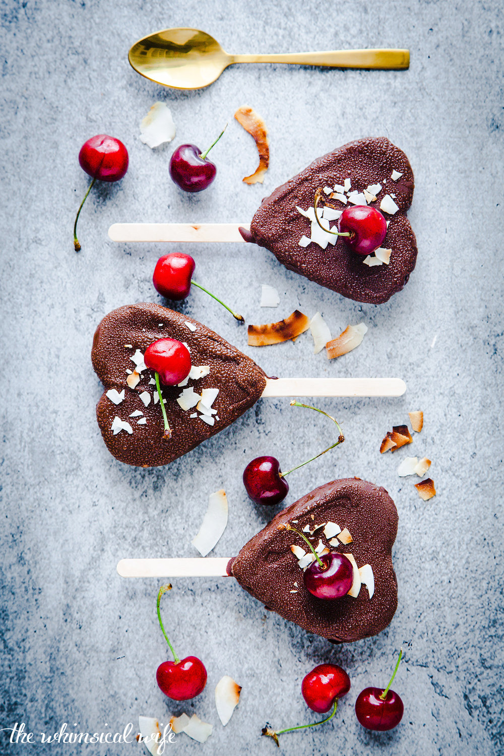 Cherry Ripe Have-A-Heart Ice cream {DF,GF}